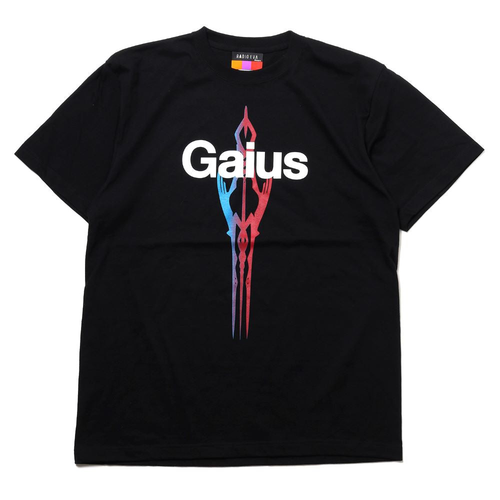 [Evangelion] RADIO EVA Gaius T-Shirt Black