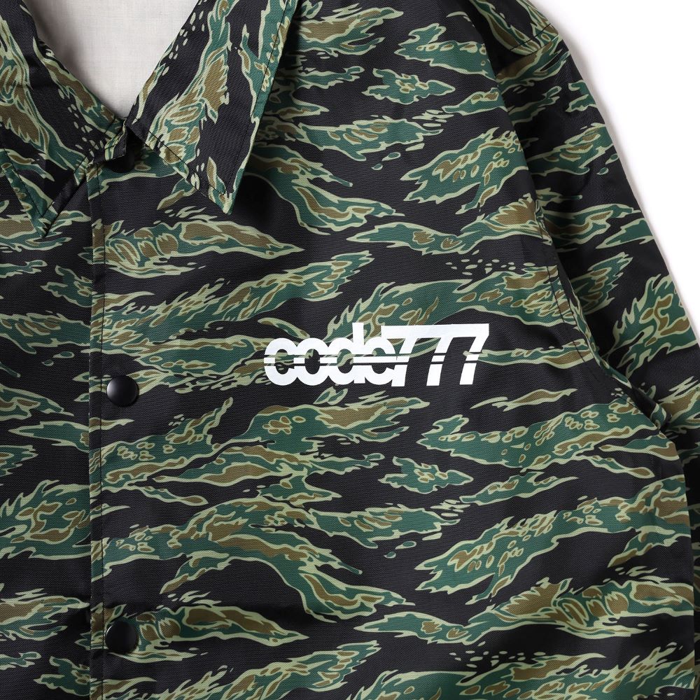 [Evangelion] RADIO EVA THE BEAST Camouflage Coach Jacket Green