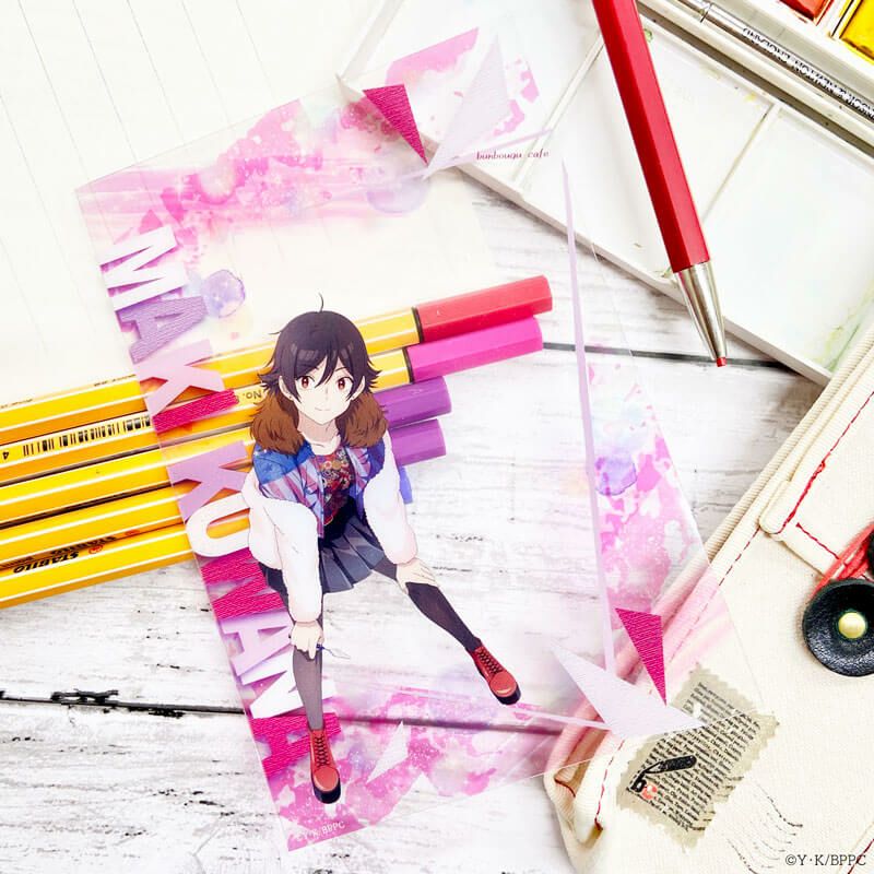 [Blue Period] Bunbougu Cafe Collab Blue Period 2022 Clear Card Maki Kuwana