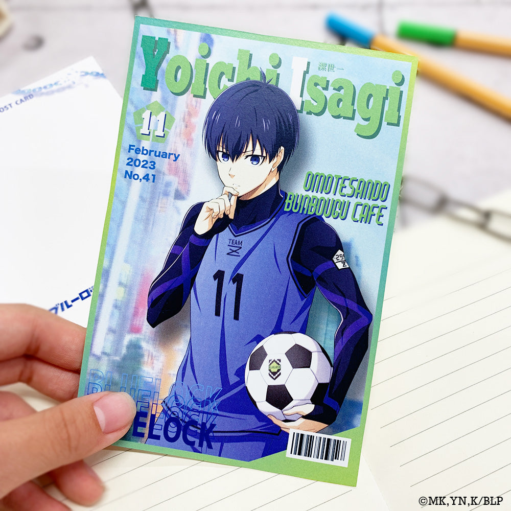 [Blue Lock] bunbougu cafe Collab Postcard/ Yoichi Isagi