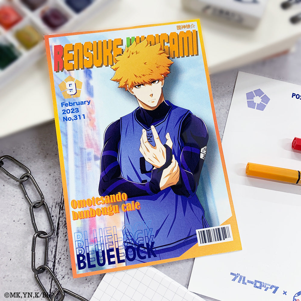 [Blue Lock] bunbougu cafe Collab Postcard/ Rensuke Kunigami