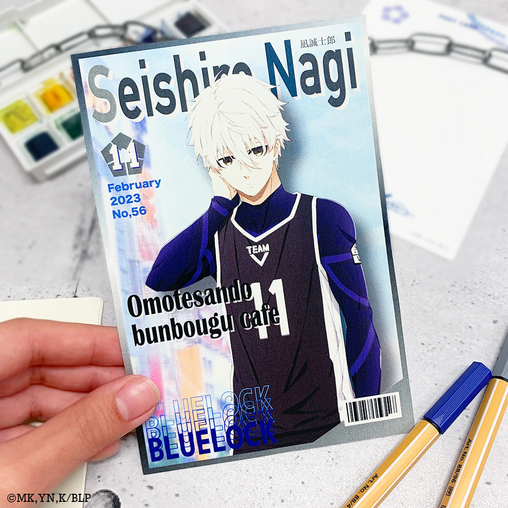[Blue Lock] bunbougu cafe Collab Postcard/ Seishiro Nagi