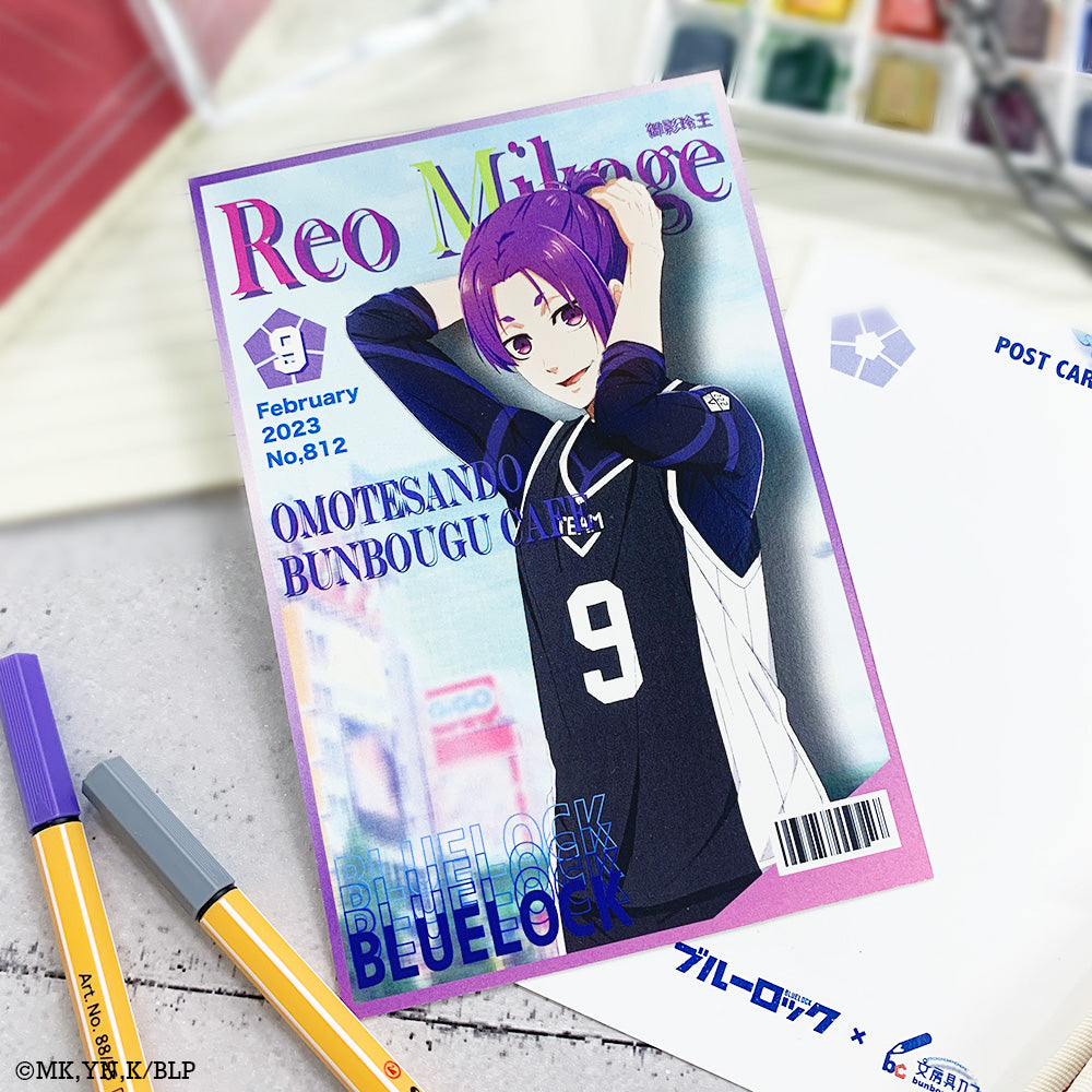 [Blue Lock] bunbougu cafe Collab Postcard/ Reo Migake