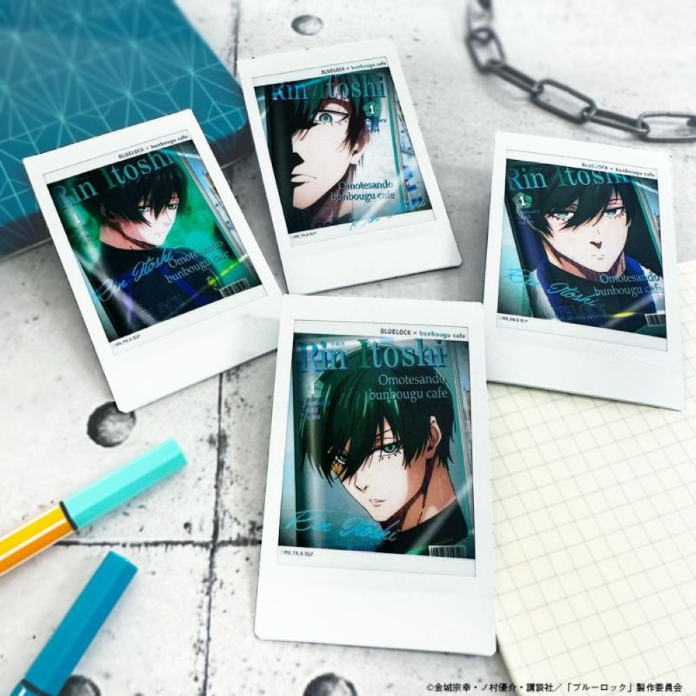 [Blue Lock] bunbougu cafe collab Photo Card/ Rin Itoshi (Blind Box -Single)
