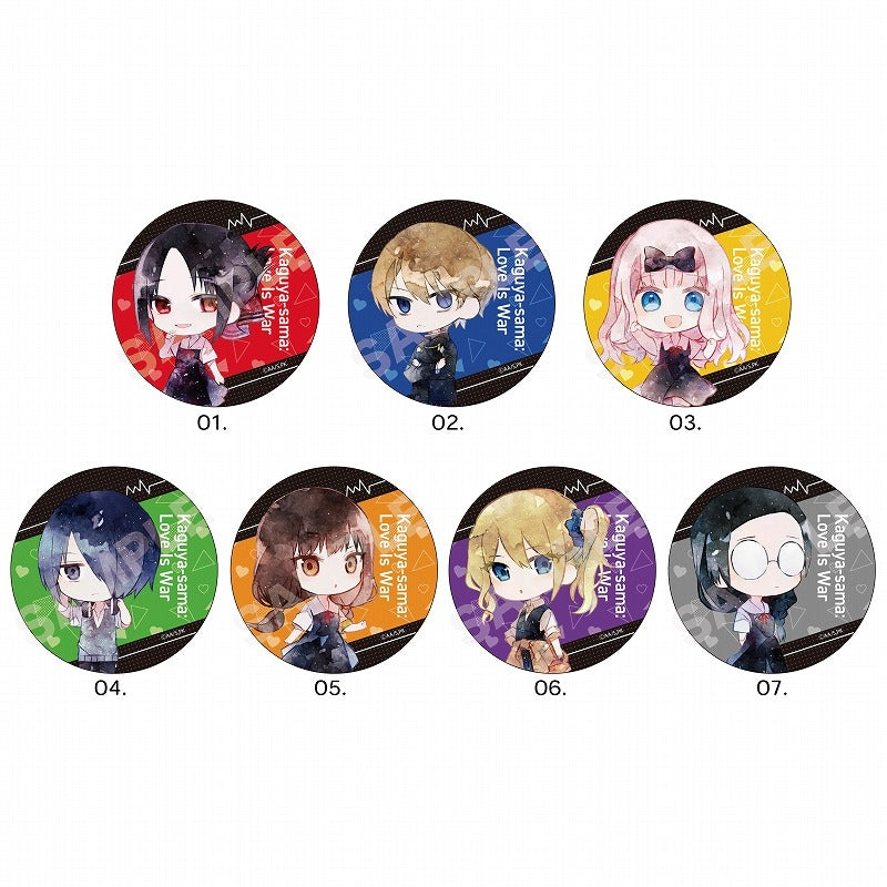 [Kaguya Sama: Love is War] Metallic Button Badge 01 Vol.1 (Blind Box -Single)