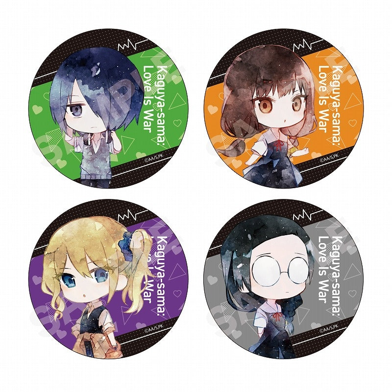 [Kaguya Sama: Love is War] Metallic Button Badge 01 Vol.1 (Blind Box -Single)