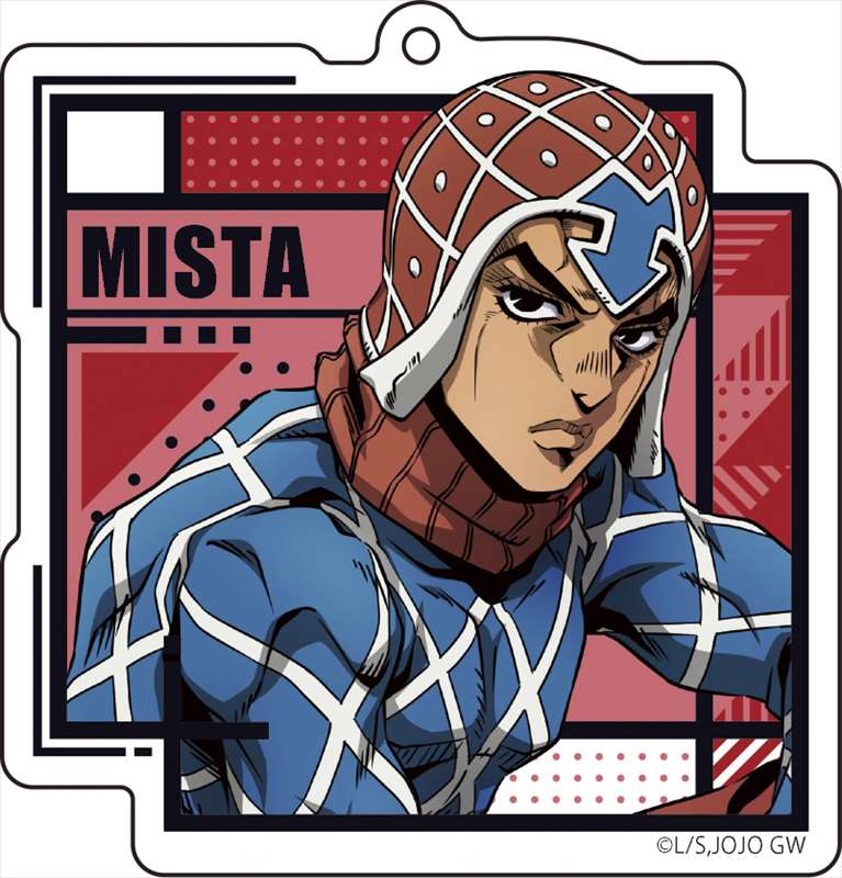 [JoJo's Bizarre Adventure] Acrylic Keychain JoJo: A New Journey ver. Vol.1 Guido Mista