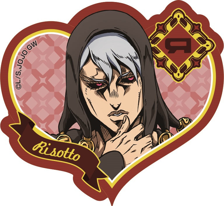 [JoJo's Bizarre Adventure] Heart-shaped Glitter Acrylic Badge JoJo: A New Journey ver. Vol.1 (Blind Box -Single)