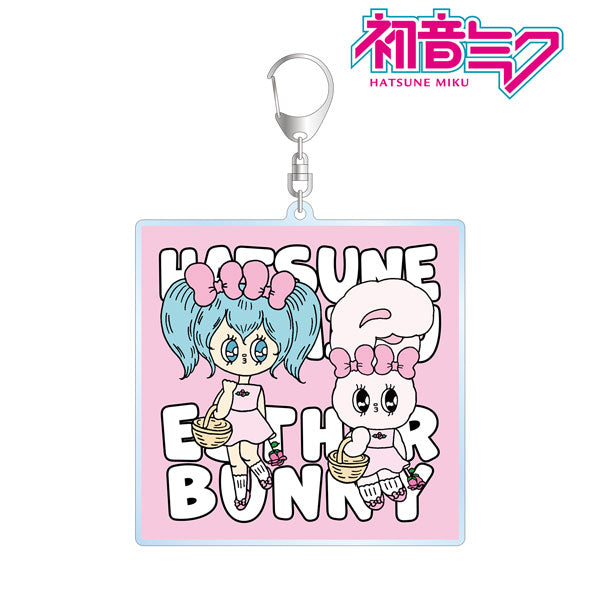 [Hatsune Miku] Miku World Collab Esther Bunny BIG Acrylic Keychain ver. A