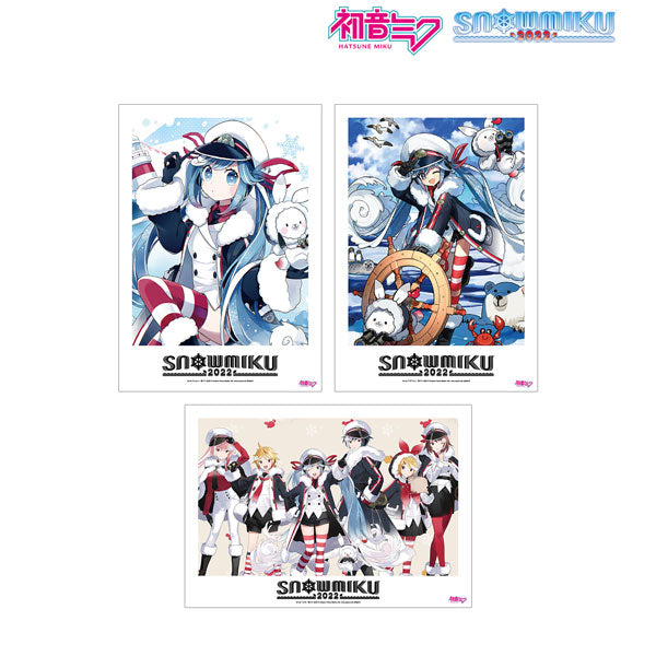 [Vocaloid] SNOW MIKU 2022 A3 Matte Poster Set of 3