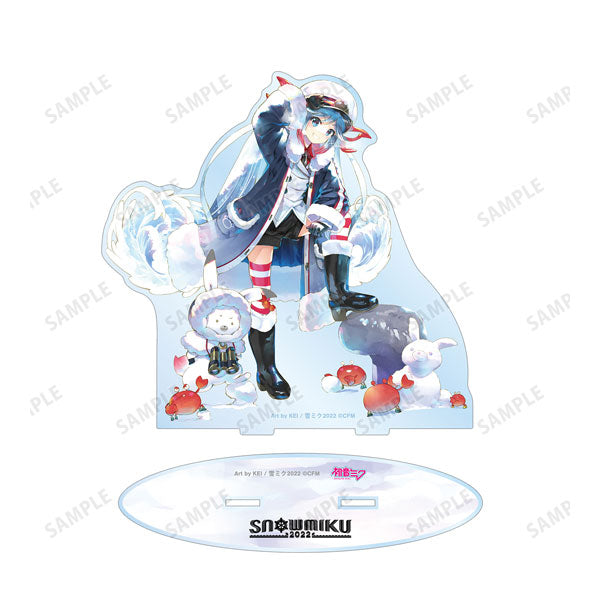 (Goods - Acrylic Stand) [Vocaloid] SNOW MIKU 2022 Art by KEI BIG Acrylic Stand