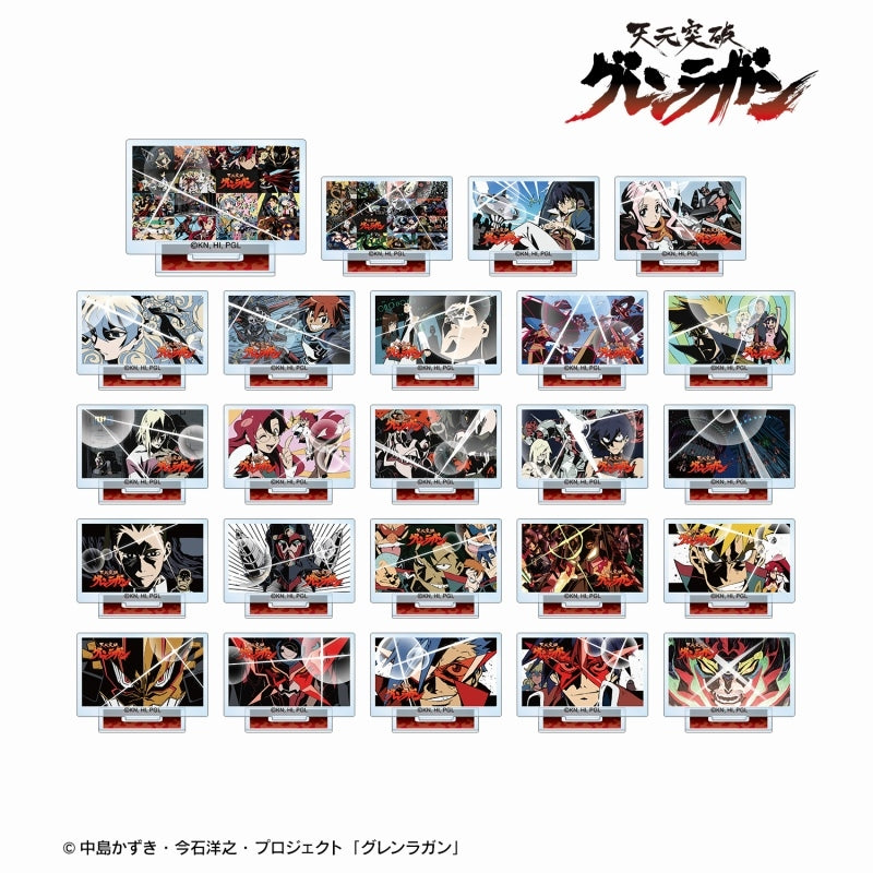 (Goods - Acrylic Stand) [Gurren Lagann] Trading Eye-Catch Mini Acrylic Stand ver. B (Blind Box -Single)