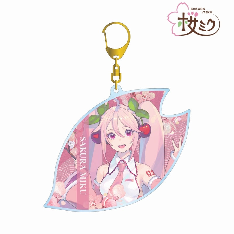 [Vocaloid] Sakura Miku Series Sakura Miku Exclusive Art by kuro BIG Acrylic Keychain