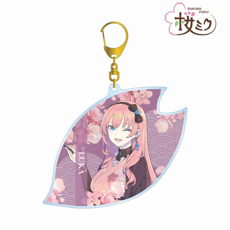 [Vocaloid] Sakura Miku Series Megurine Luka Exclusive Art by kuro BIG Acrylic Keychain