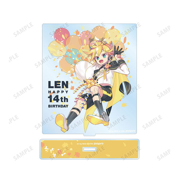 (Goods - Acrylic Stand) [Vocaloid] Piapro Characters Kagamine Ren Happy 14th Birthday BIG Acrylic Stand