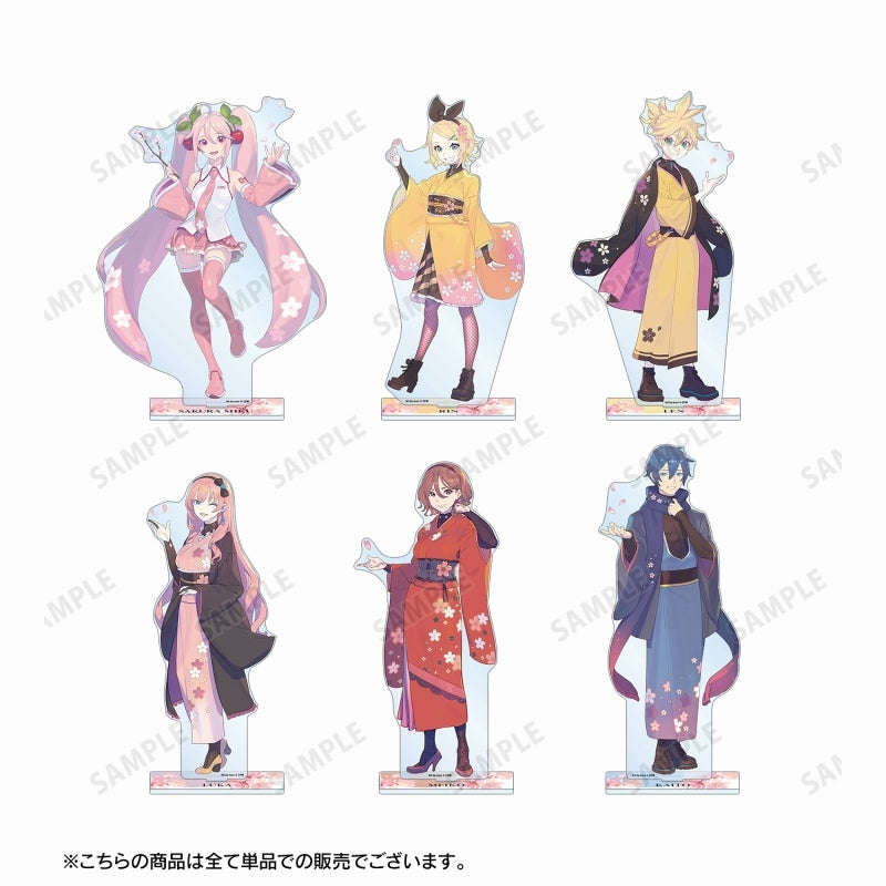 [Vocaloid] Sakura Miku Series KAITO Exclusive Art by kuro 1/7 Scale BIG Acrylic Stand
