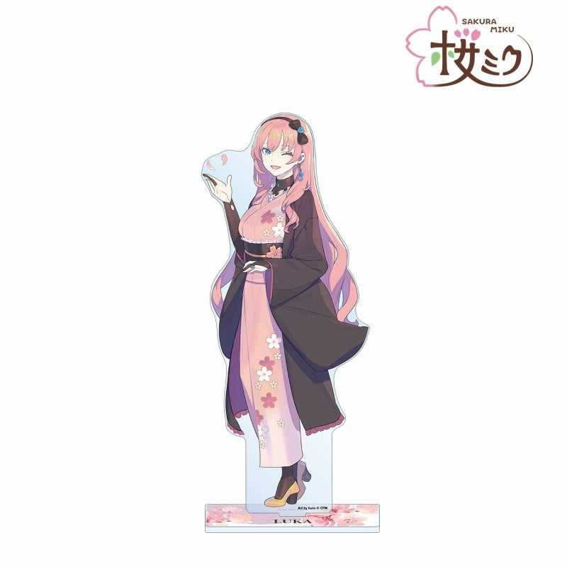 [Vocaloid] Sakura Miku Series Megurine Luka Exclusive Art by kuro 1/7 Scale BIG Acrylic Stand