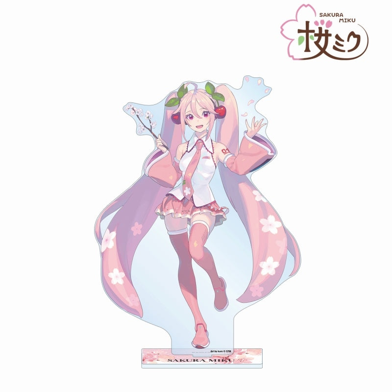 [Vocaloid] Sakura Miku Series Sakura Miku Exclusive Art by kuro 1/7 Scale BIG Acrylic Stand