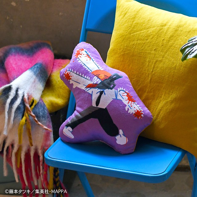 [Chainsaw Man] HER Artist Collab Die-cut Cushion (Chainsaw Man)