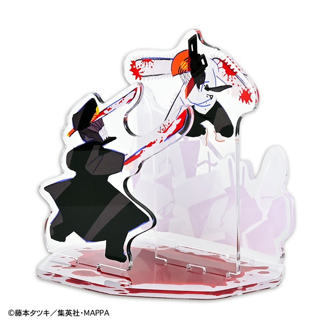 (Goods - Acrylic Stand) [Chainsaw Man] HER Artist Collab Acrylic Diorama (Chainsaw Man VS Samurai Sword)