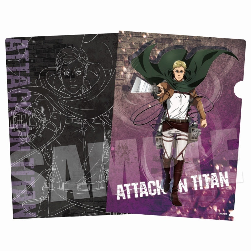 [Attack on Titan] A4 File Folder Against The Wind! Ver. (Erwin)