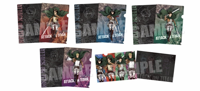 [Attack on Titan] A4 File Folder Against The Wind! Ver. (Ensemble)