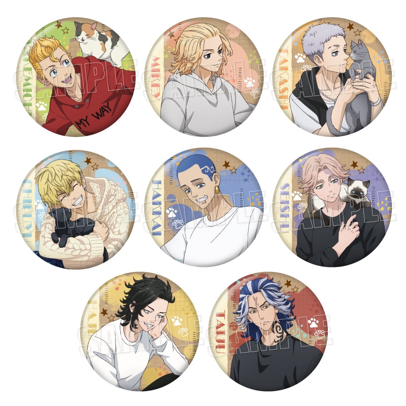 [Tokyo Revengers] Trading Button Badge Play With Cats Ver. (Blind Box -Single)