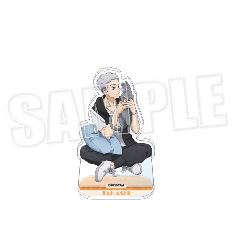 (Goods - Acrylic Stand) [Tokyo Revengers] Acrylic Stand Play With Cats Ver. (Takashi Mitsuya)