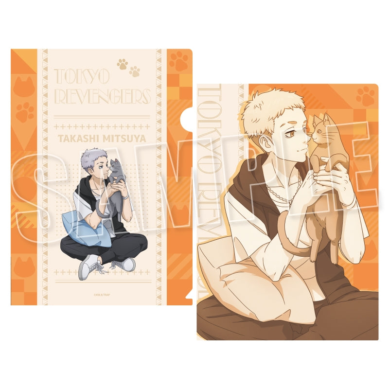 [Tokyo Revengers] A4 File Folder Play With Cats Ver. (Takashi Mitsuya)