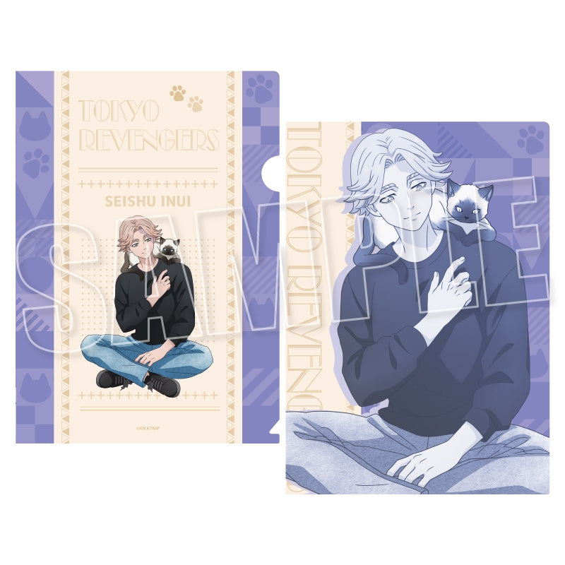 [Tokyo Revengers] A4 File Folder Play With Cats Ver. (Seishu Inui)