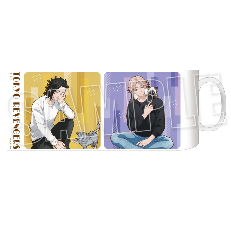[Tokyo Revengers] Mug Play With Cats Ver. Type C (Seishu Inui & Hajime Kokonoi)