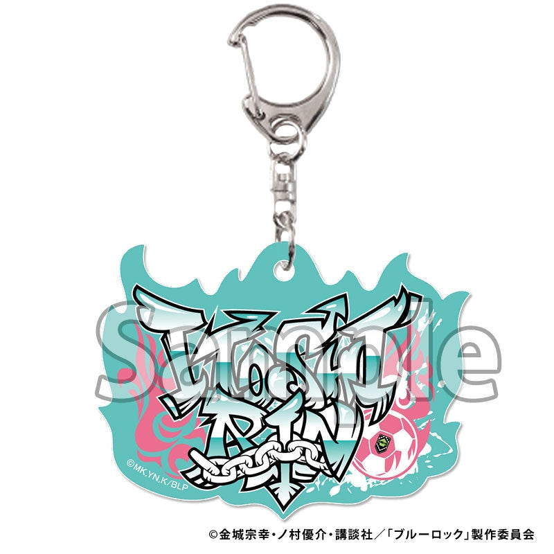 [Blue Lock] Acrylic Keychain Graffiti (Rin Itoshi)