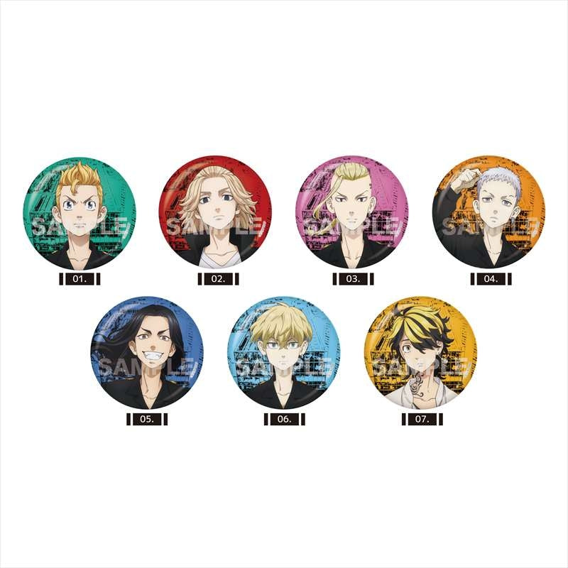 [Tokyo Revengers] Trading Metalic Badge Part. 1 (Blind Box -Single)