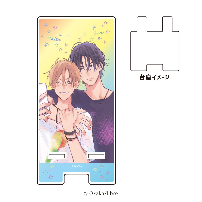 [Be x Boy] Smartphone Character Stand 01 Tamaki Jun & Hibiya Kaito Art by Okaka