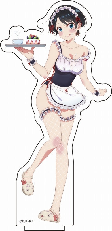 (Goods - Acrylic Stand) [Rent-A-Girlfriend] Exclusive Art Acrylic Stand Swimsuit Maid ver. (3) Ruka Sarashina