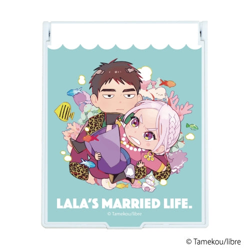 [Lala's Married Life] Jumbo Chara Mirror / Tamekou 01 - Light Blue