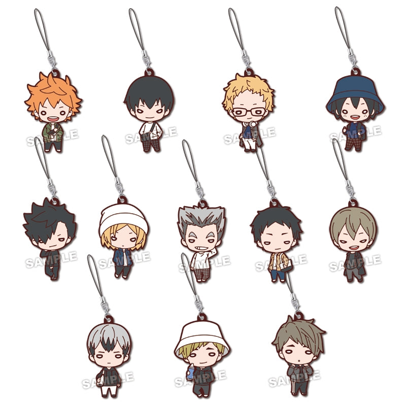 [Haikyu!!] Nitotan DAY OFF Rubber Mascot (Blind Box -Single)