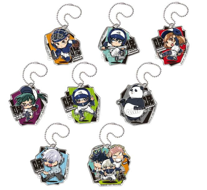 [Jujutsu Kaisen] PyonColle Jujutsu Baseball Acrylic Keychain (Blind Box -Single)