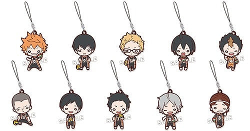[Haikyu!!] Nitotan Karasuno High (Uniform) Rubber Mascot – Blind Box