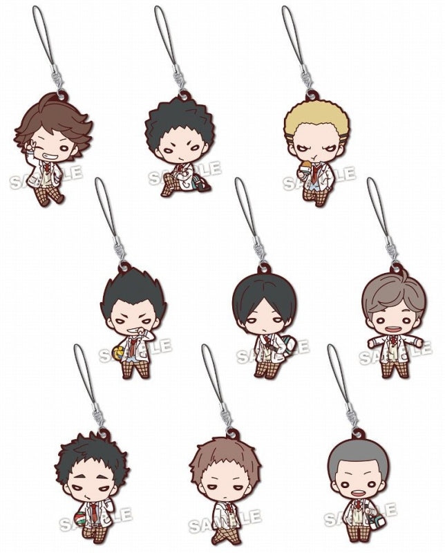 [Haikyu!!] Nitotan Uniform Aoba Johsai High Rubber Mascot (Blind Box -Single)