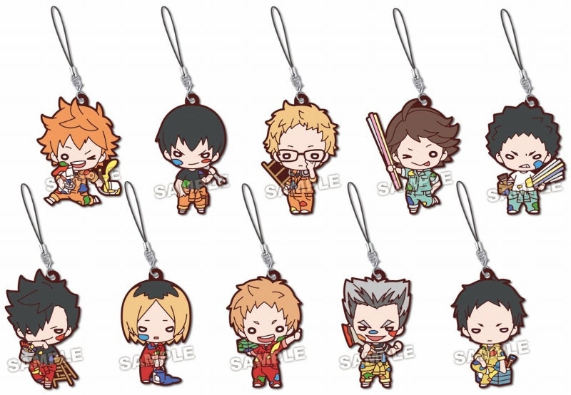 [Haikyu!!] Nitotan Paint Suit Rubber Mascot (Blind Box -Single)