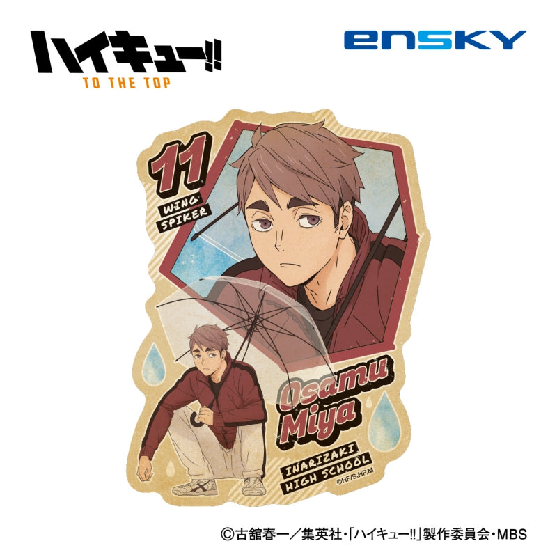 [Haikyu!! TO THE TOP] Travel Sticker (Rain ver.) 6. Osamu Miya – Character Goods