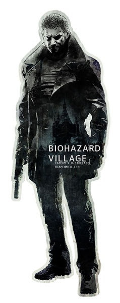 [Resident Evil] CAPCOM x B-SIDE LABEL Sticker Biohazard Chris – Character Goods