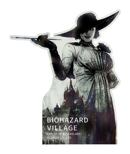 [Resident Evil] CAPCOM x B-SIDE LABEL Sticker Biohazard Dimitrescu – Character Goods