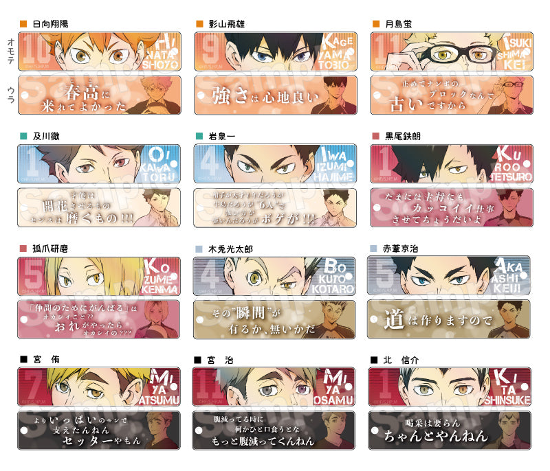 [Haikyu!!] Trading Eye-Catching Acrylic Key Chain Collection – Blind Box