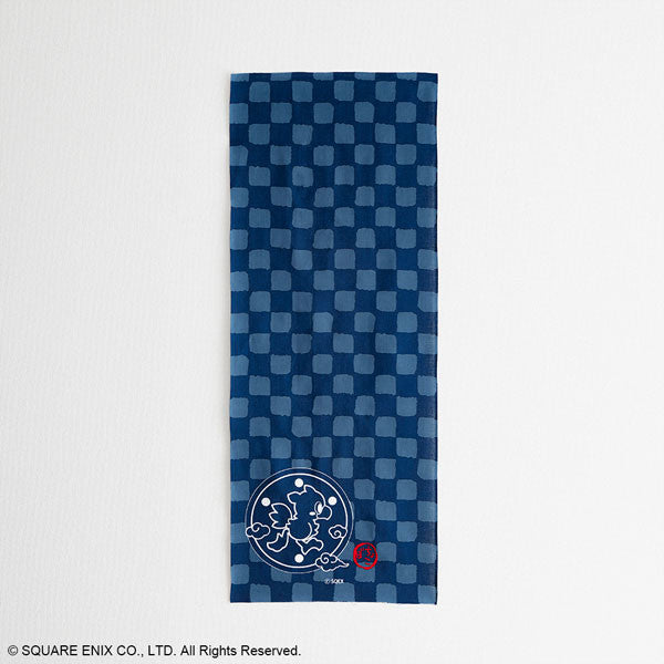 [Final Fantasy] Japanese Tenugui Towel / Chocobo Indigo