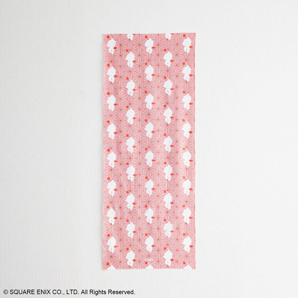 [Final Fantasy] Japanese Tenugui Towel / Moogle Pink