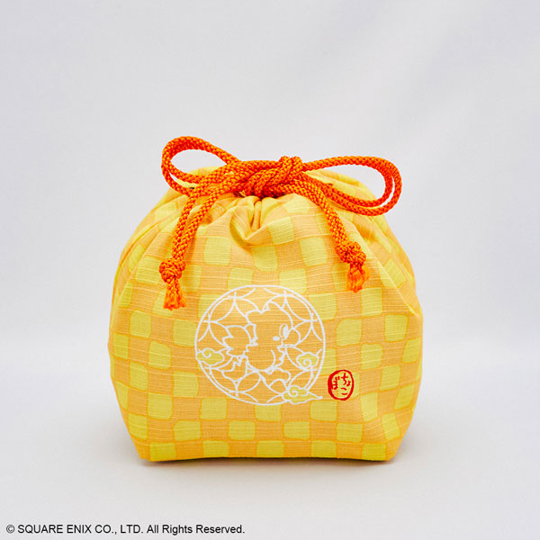 [Final Fantasy] Japanese Drawstring Pouch / Chocobo Golden Yellow
