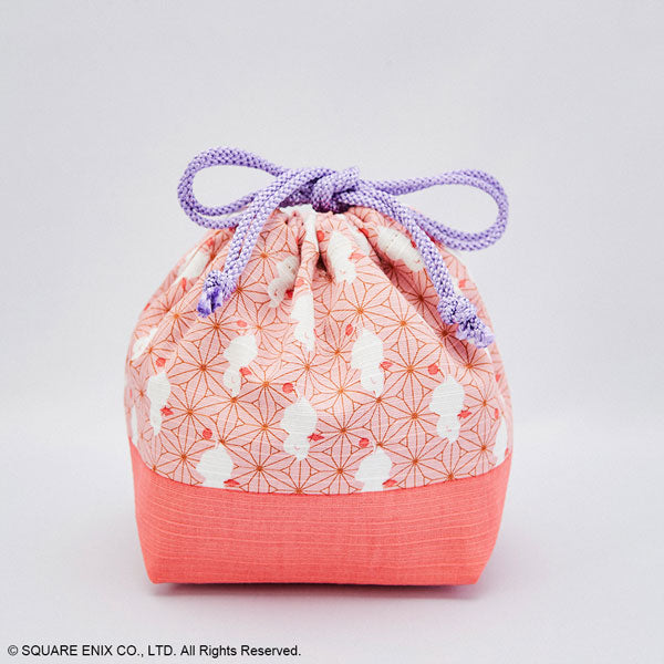 [Final Fantasy] Japanese Drawstring Pouch / Moogle Pink