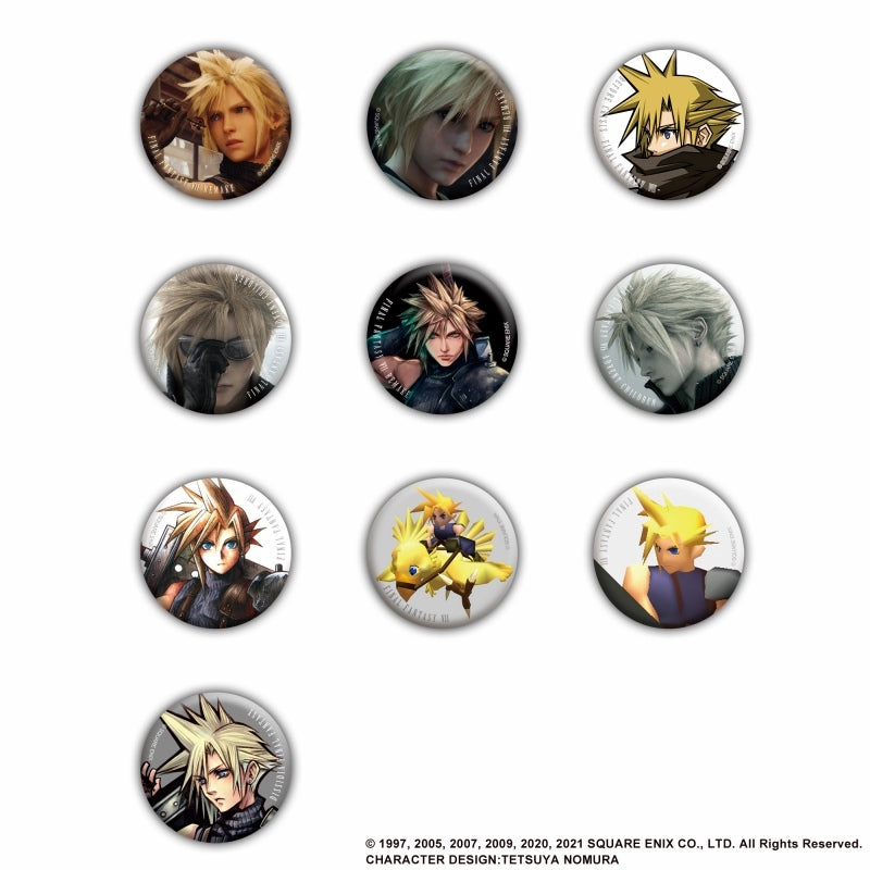 [Final Fantasy] Button Badge Collection Cloud Strife vol. 1 (Blind Box -Single)